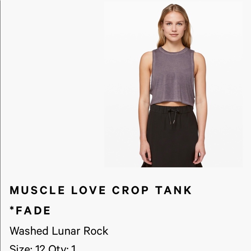 Lululemon crop top